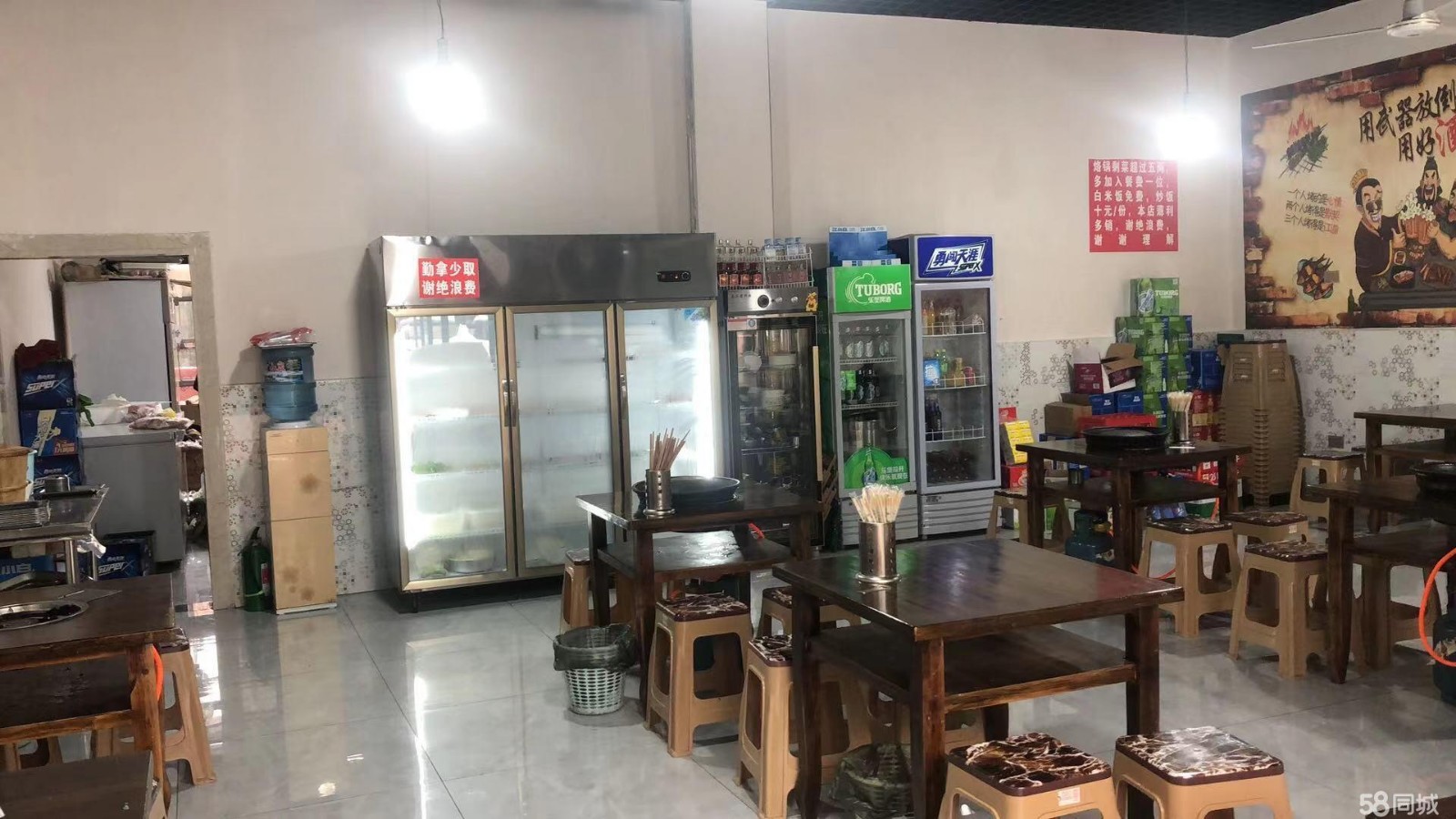 (转让)火锅。家常馆，宵夜接手可直接营业，设施齐全