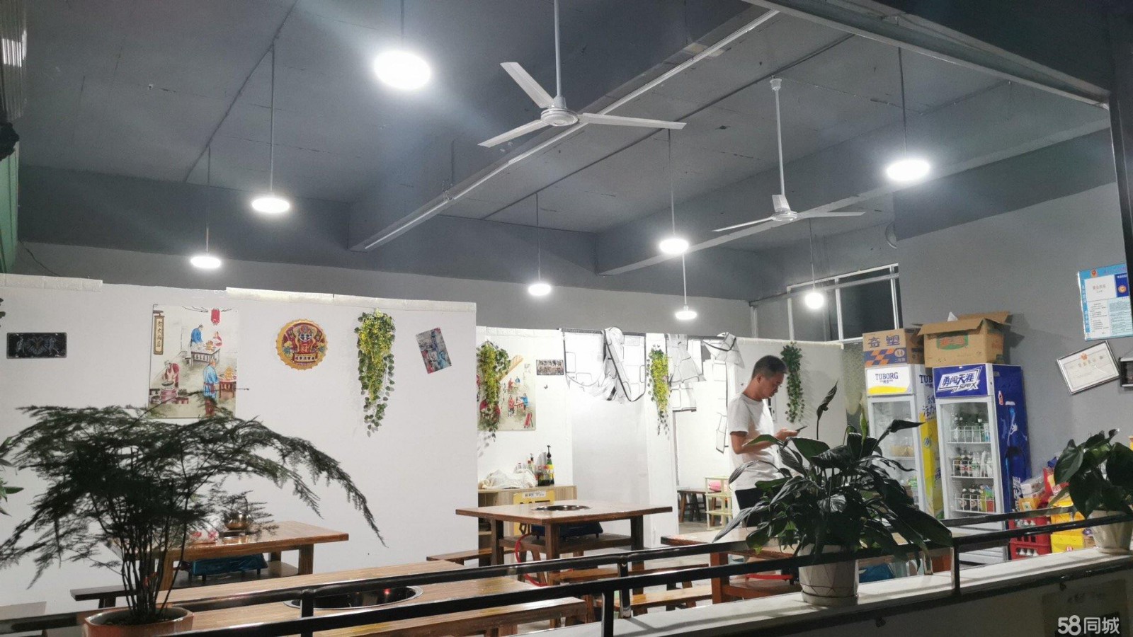 (转让)设施齐全。二楼三套包房。面积宽