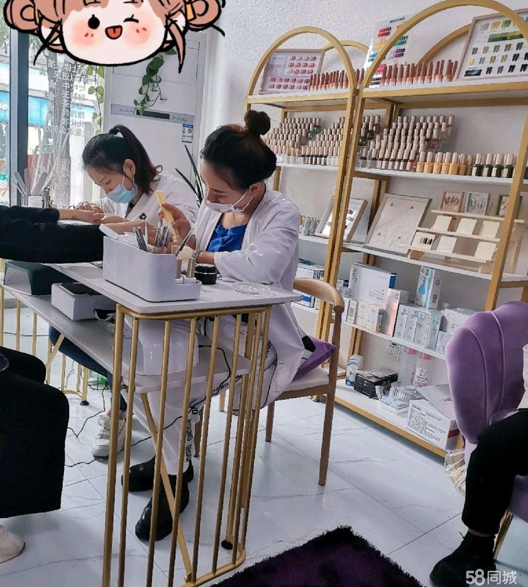 (转让)美容店转让，接收即可经营,无法照顾好孩子，忍痛转让