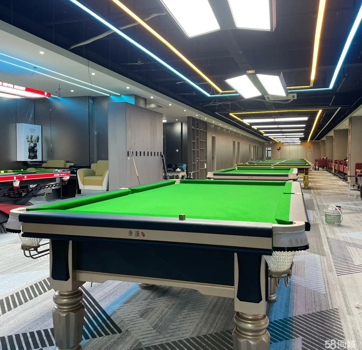 (转让)13张台球桌，5间麻将包房，具体面议