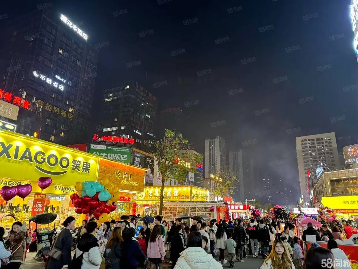 (转让)商业街店铺临街店铺，美食街内，人流较大