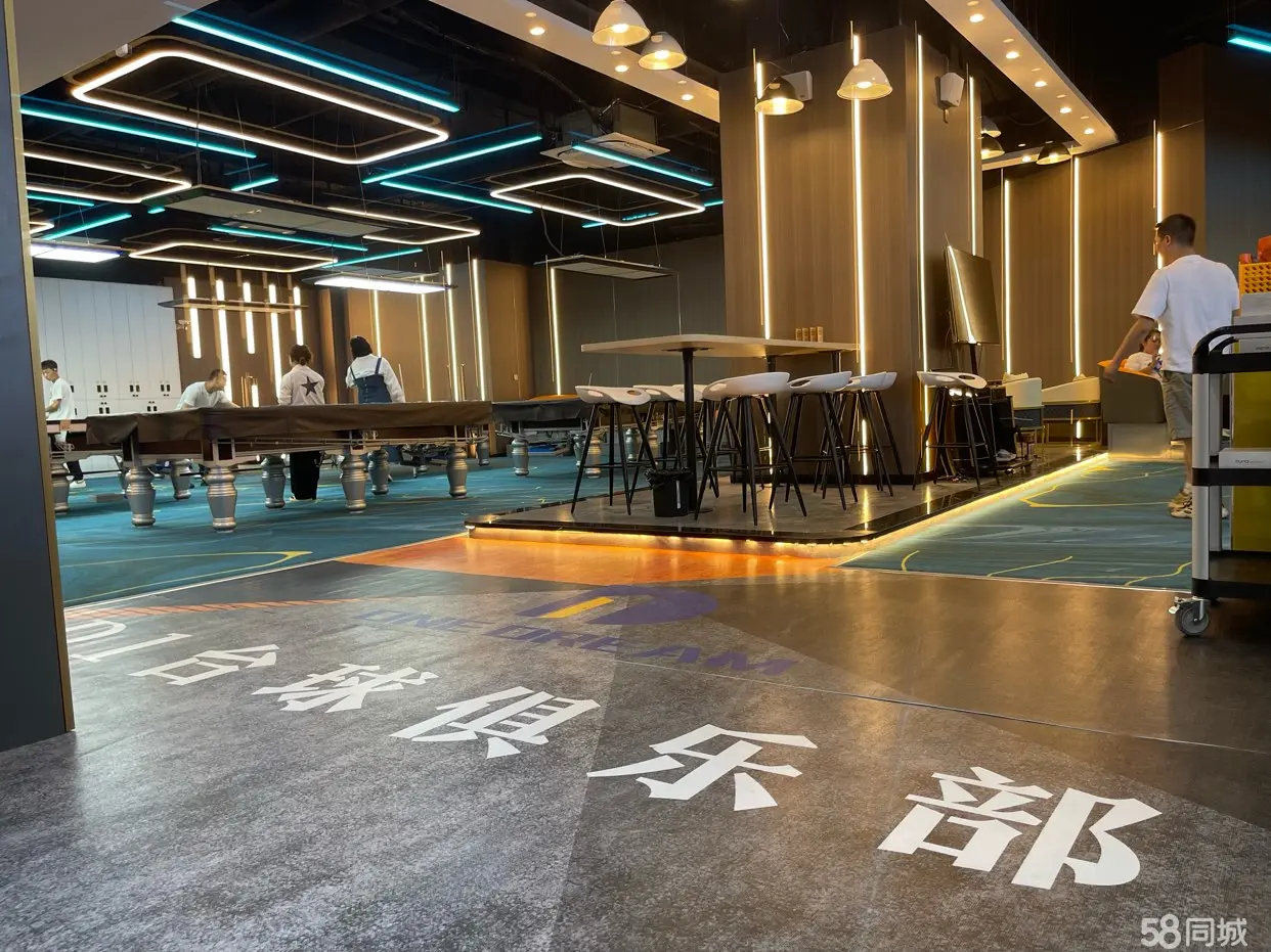 （转让）台球俱乐部整体转让，租金低，