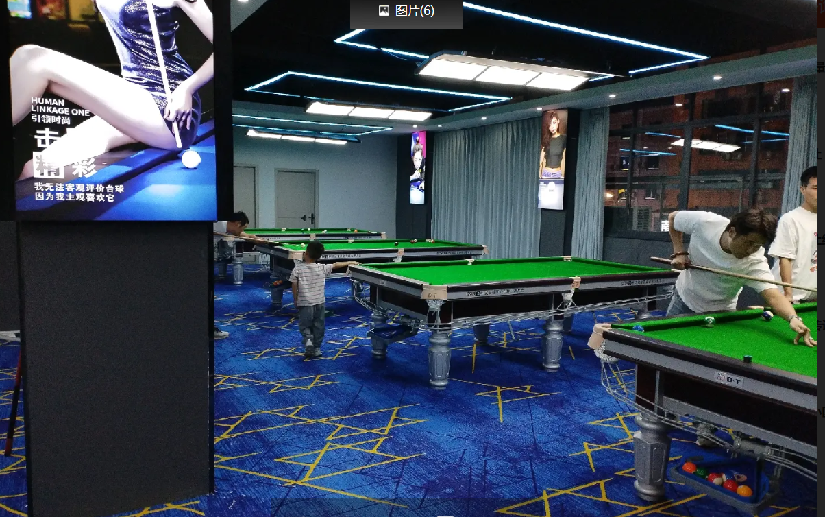 (转让)台球室转让有稳定客源，位置优越，招视性好，