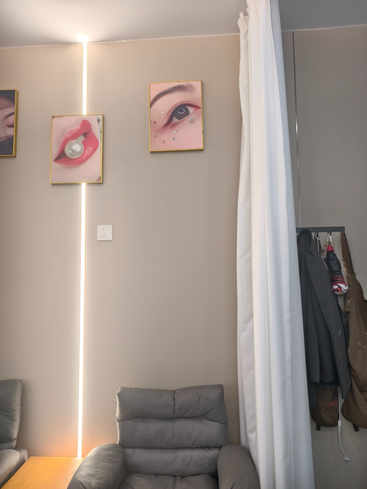 临街门面140平方美容美甲美睫店转让（全新装修）