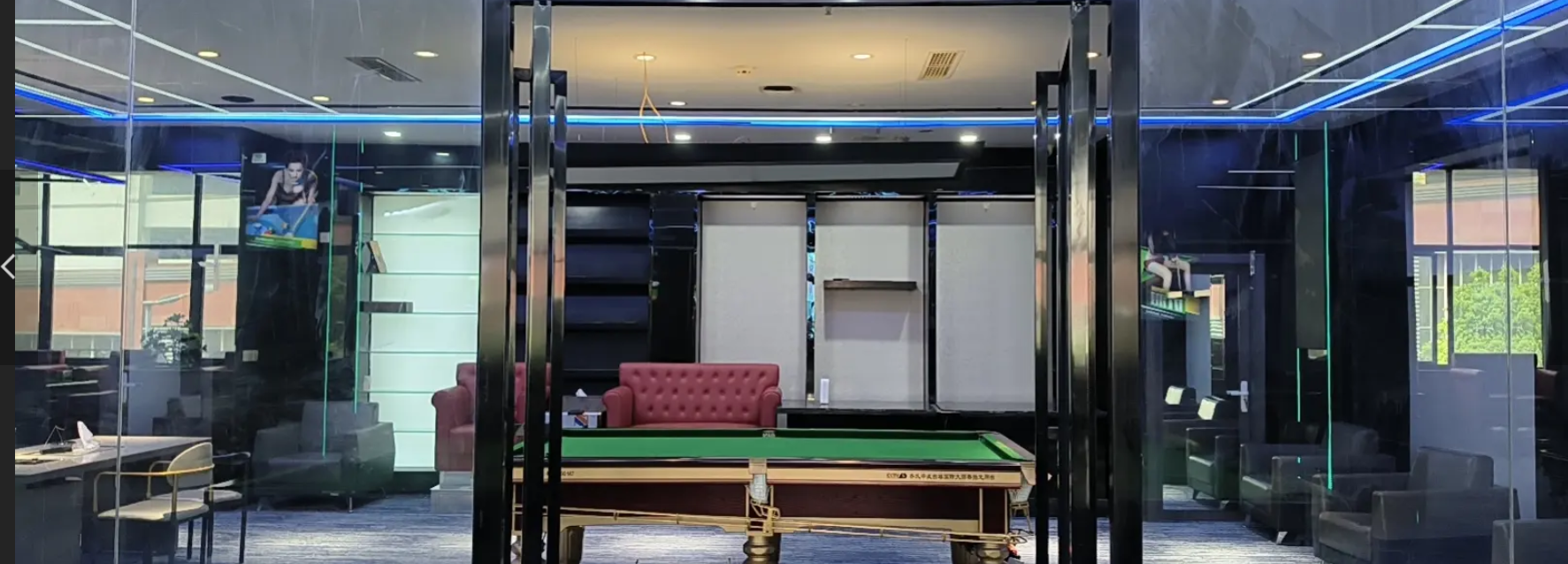 (转让)因本人外出发展，转让台球厅