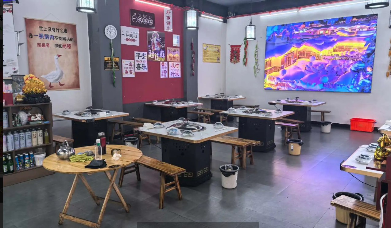(转让)临街餐饮旺铺近小区中学